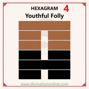 i ching hexagram 4:career, love, health and advice