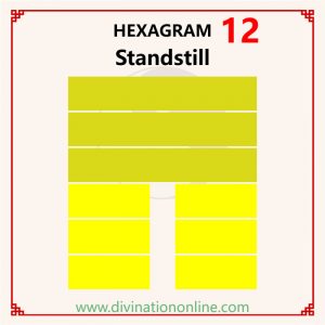 i ching 12 – Standstill : love, career, health and advice