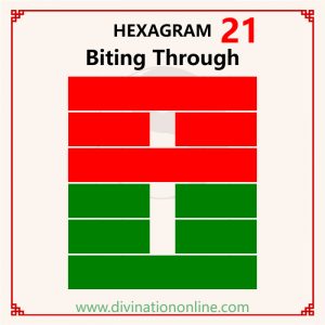 IChing Hexagram 21-Biting Through:Meaning and Interpretation