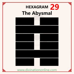 i ching hexagram 29 : career, love, health and advice