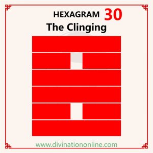 Exploring IChing Hexagram 30: The Clinging, Fire explained