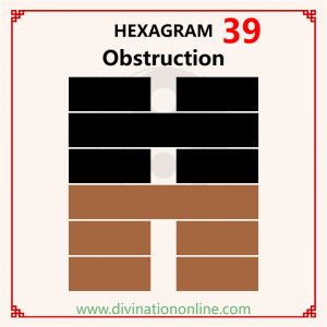 IChing Hexagram Meanings:Hexagram 39 – Obstruction explained