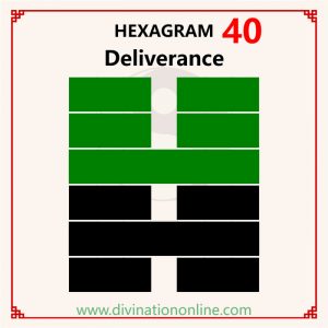 IChing hexagram 40 divination: Deliverance explained