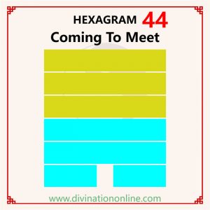 Meaning of IChing Hexagram 44:Kou / Coming to Meet