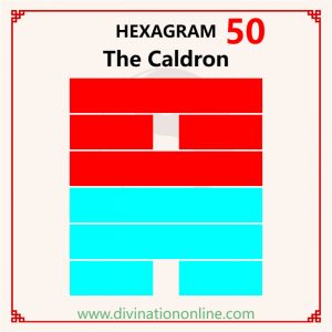 i ching hexagram 50 :  love, career, health and advice