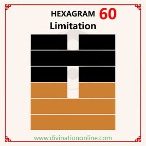 I ching hexagram 60 : career, love, advice and health